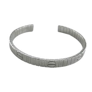 دستبند زنانه بنگل مدل کارتیه کد B5508