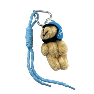 آویز کیف چارم بگ کلاه کاسکت خرس موتور سوار کد J4207