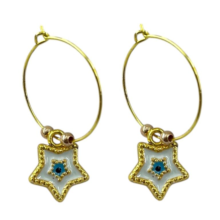 گوشواره زنانه مدل ماهی کد E6527