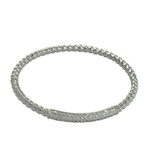 دستبند زنانه ژوپینگ بنگل مدل توپی جواهری B5609