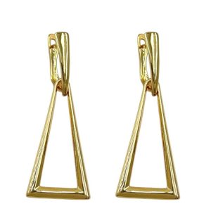 گوشواره زنانه ژوپینگ مدل مثلث کد E6558